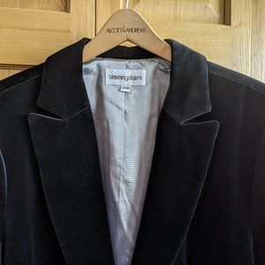 NWT Bloomingdale's Black Velveteen Blazer Size 20W